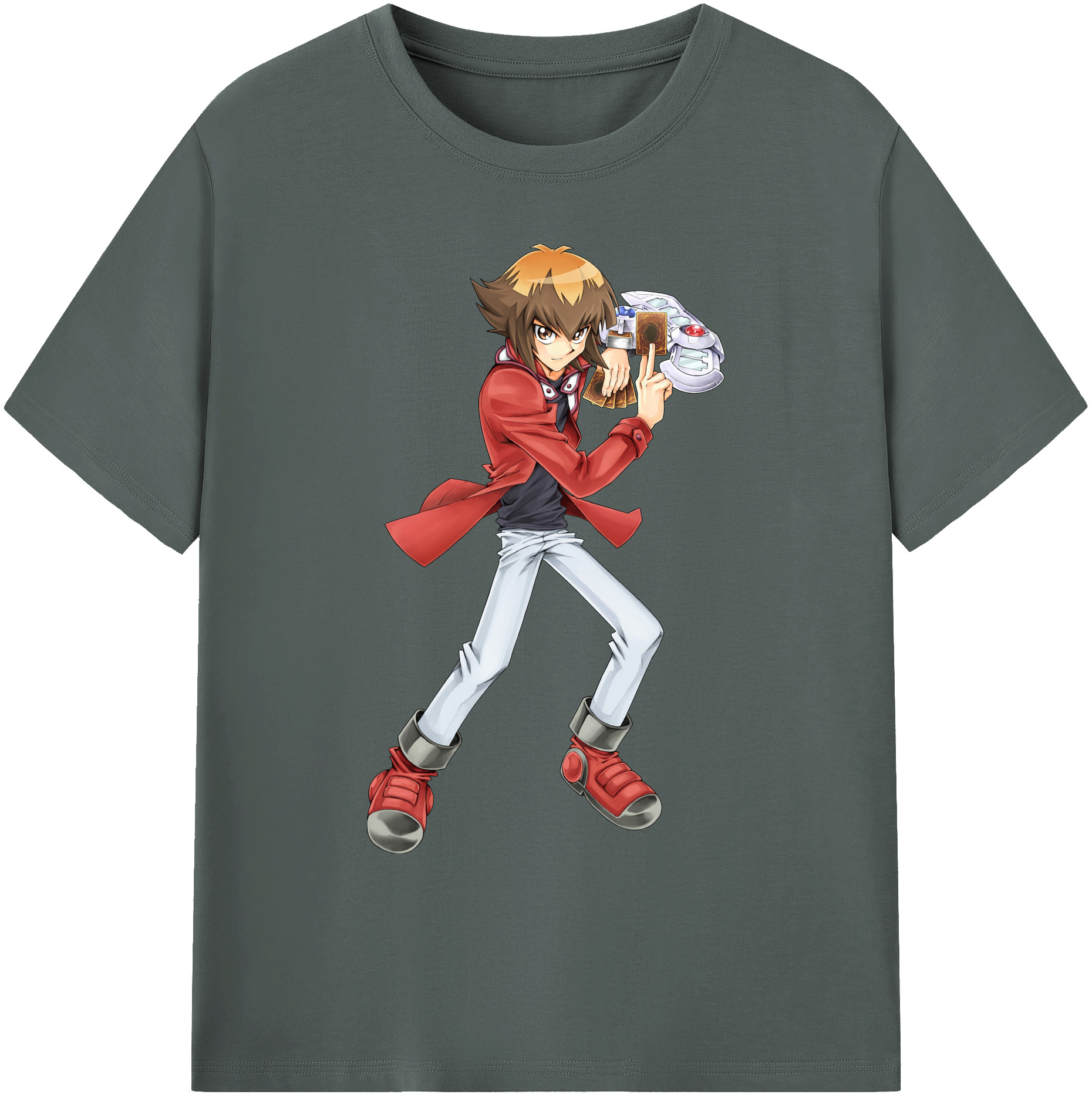 （画像用） 遊☆戯☆王 Yu-Gi-Oh! 綿100％ メンズ半袖Tシャツ｜肌触りやわらか＆通気性
